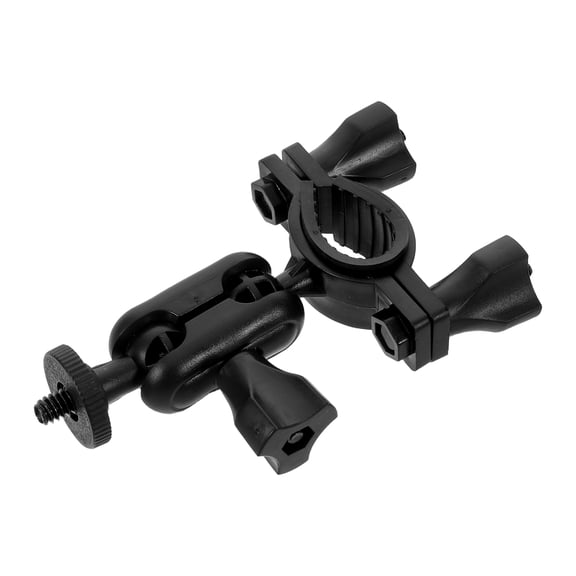 LOLIPPYY Rearview Mirror Dash Cam Mount in Black with Adjustable Arm for Secure Car Camera Installation