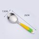 thumbnail image 2 of Cucharas de arroz de acero inoxidable de 4 piezas Cucharas de arroz con mango de plástico Cucharas de arroz prácticas HOMEMAXS 13543306-MX, 2 of 6