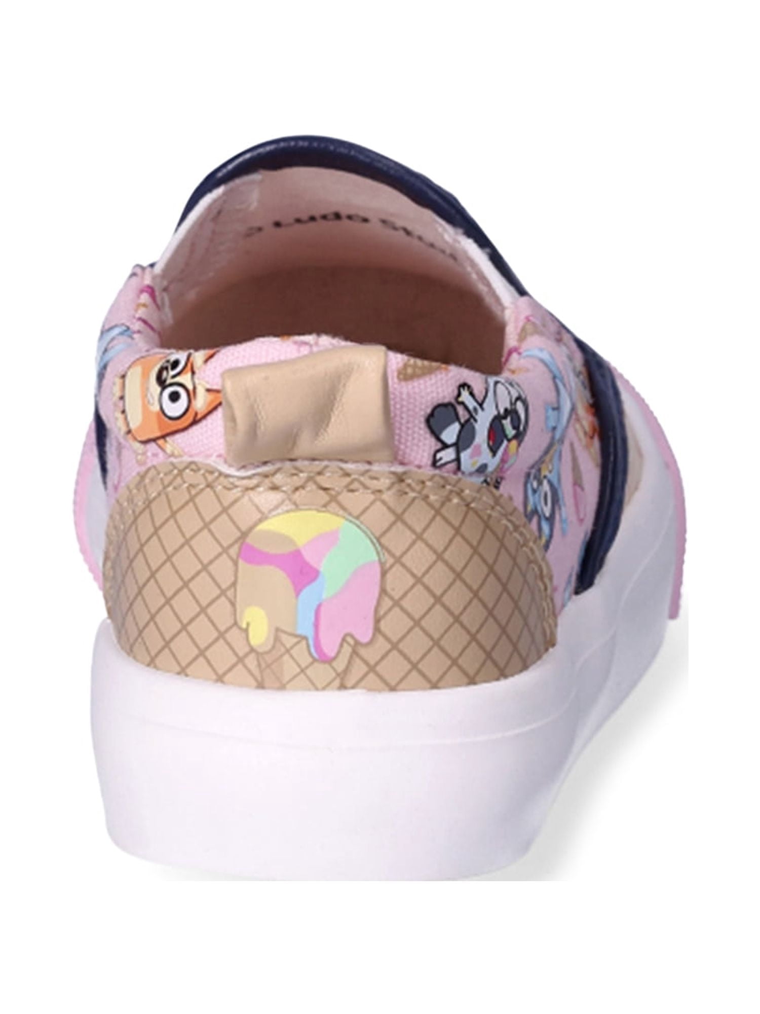 Bluey Toddler Girls’ Low-Top Slip-On Sneakers