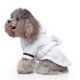 thumbnail image 5 of Albornoz para Perros, Pijamas con Capucha Gruesos de Franela Suave de Invierno, Toalla de baño para Perros absorbente y de Secado rápido, Ropa de Dormir Suave para Mascotas (Blanco), 5 of 5