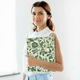 thumbnail image 6 of FORMRS 3 Ring Binder with Pockets 1.5" D-Rings Clip Board 200 Sheets Capacity, Green Floral, 6 of 8
