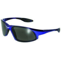 

Global Vision Code-8 CF Safety Glasses with Smoke Lenses and Blue Frame Safety Glasses & Hats