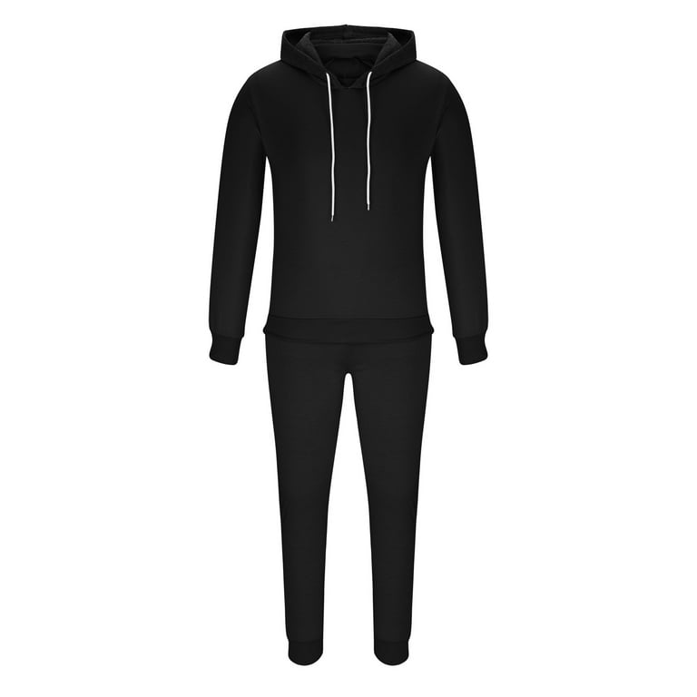 Mannen Fleece Pak Sweatshirt Set Trainingspak Mens Hoodies Mannen Jogger Casual Pullover, Beige, S