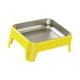 thumbnail image 2 of Comedero elevado para perros, inclinado 15 degree, desmontable, de gran capacidad, antideslizante. amarillo, 2 of 9