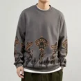thumbnail image 5 of Sudadera con capucha estampada de manga para hombre, ropa para hombre, sudadera negra sin capucha, top gráfico de anime, moda Harajuku, estilo coreano, ofertas, 5 of 5