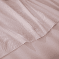 thumbnail image 3 of MooMee Flat Sheet Only 100% Washed Cotton Linen Like Textured Breathable Lightweight (Greyish Pink, Queen 90" x 102"), 3 of 5