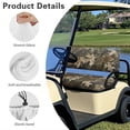 thumbnail image 5 of Garronmavis Dried Leaf Hunt Style Golf Cart Seat Covers Accessories for Women Men Breathable Split Backrest Front Seat Cover Easy to Install Universal Fit for All Brand, 5 of 6