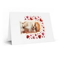 thumbnail image 2 of DistinctInk Greeting Card - Valentine's Day Pomeranian Puppy - 10PK, Blank Inside, 2 of 7