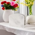 thumbnail image 6 of Radicaln Marble Napkin Holder 5.5 inch White Handmade Dining Table Napkins Holder - Simple Modern Home & Kitchen Paper Towel Holder Countertop For Home Décor, 6 of 7