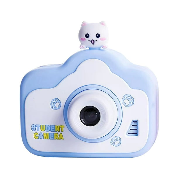 Pisexur Electrónica para Hombres Regalo Infantil para Navidad Cámara de Video HD de Doble Disparo Frontal y Trasera de 2000w Mini Cámara de Video de 2.0 Pulgadas Cámara de Música para Juegos con Tarj