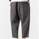 thumbnail image 4 of Pantalones largos para hombre, moda de verano, lisos, informales, con cintura elástica y bolsillos, 4 of 4