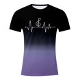 thumbnail image 1 of LUOGENLI T-shirts pour Homme pour Hommes T-Shirt à Imprimé Numérique Col Rond Manches Courtes T-Shirt Homme T-shirts Amusants T-shirts Graphiques Pâques 4TG T-shirts pour Hommes T-shirts Graphiques Saint-Patrick Mauve Pâle m, 1 of 4