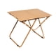 thumbnail image 4 of Mesas plegables con orificio lateral, mesa portátil resistente para exteriores, para viajes a la playa y cenar Marrón, 4 of 8