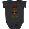 thumbnail image 3 of Inktastic Merry Christmas Elf in Red and Green Plaid Boys or Girls Baby Bodysuit, 3 of 5