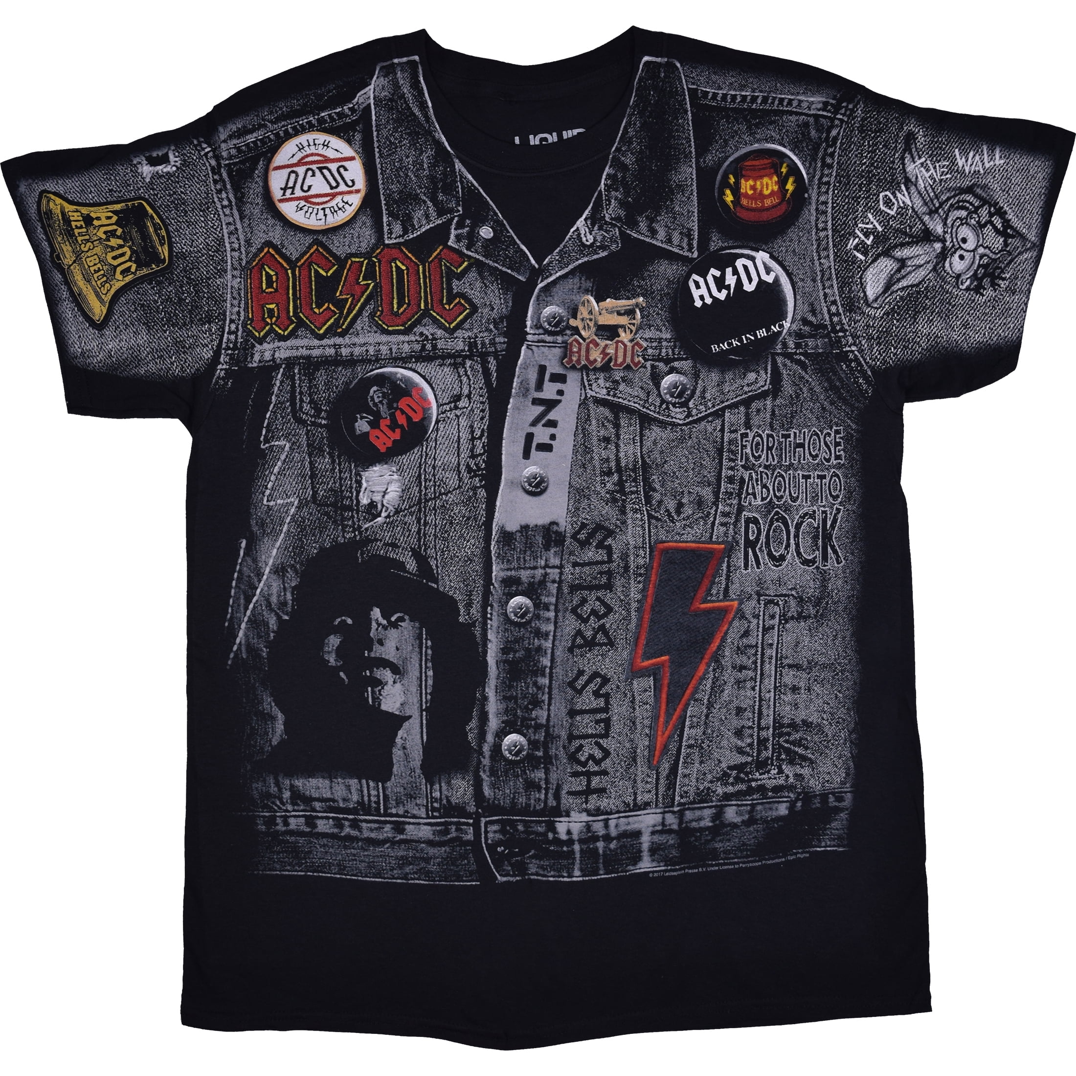 AC/DC Big Men's Vest Graphic Tee, 2XL - Walmart.com