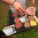 thumbnail image 4 of Prensa de carne de acero inoxidable para hamburguesas con mango | Herramienta de cocina antideslizante para asar | Prensa de carne duradera y fácil de limpiar para cocinar en casa, picnics y camping, 4 of 6