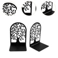 thumbnail image 3 of Sujetalibros de metal perfecl con Base antideslizante para estante de libros, 3 of 7