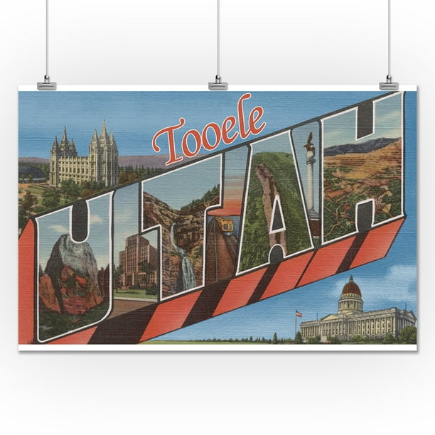 tooele utah large letter scenes 24x36 giclee gallery walmart tooele