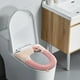thumbnail image 3 of Tapa de asiento de inodoro con cremallera rosa con asa, tapa de asiento de inodoro con bordado para el hogar, tapa de asiento de inodoro con bordado, tapa de asiento de inodoro con asa, 3 of 6