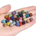 thumbnail image 5 of Venta al por mayor de cuentas de cristal de diamantes de imitación de moda redondas de 6 mm, 8 mm y 10 mm, cuentas de verano, pulsera Diy, accesorios para hacer joyas de Bohemia para mujer, 5 of 5