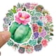thumbnail image 2 of Pegatinas suculentas y florales, 100 unidades, vinilo impermeable, 2 of 2