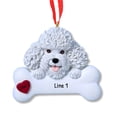 thumbnail image 4 of Ornaments by Elves Personalized Bichon Frise Ornament Pet Dog with Bone Christmas Decoration .25lbs, 4 of 9