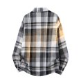 thumbnail image 4 of Cmfcve Men's and Big Men's Long Sleeve Plaid Shirts Fashion Casual Loose Fit Button Down Shirts, 4 of 7