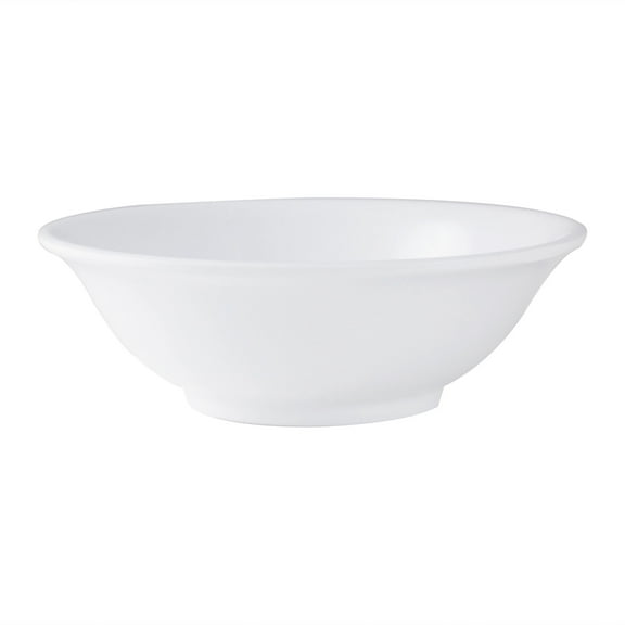 Excellante Nustone White Melamine Dinnerware Collection 96 Oz, 11" Rimless Bowl, Comes in Dozen