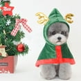 thumbnail image 1 of Happy Date Christmas Dog Costume Pet Cat Cape, Funny Puppy Xmas Cloak Holiday Party Cosplay Santa Dress Up Apparel for Cats and Small Dogs, 1 of 8