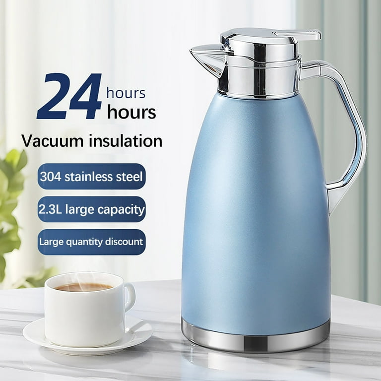 Bxaolu 78 OZ/2.3L Thermal Carafe, Insulated Stainless Steel Carafe