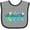 Heather and Black, variant on Inktastic All About the Ocean Boys or Girls Baby Bib
