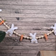 thumbnail image 4 of Décor de Pâques Lapin de Pâques Couronne de Carotte Pendentif Guirlande Décorative de Printemps, 4 of 9