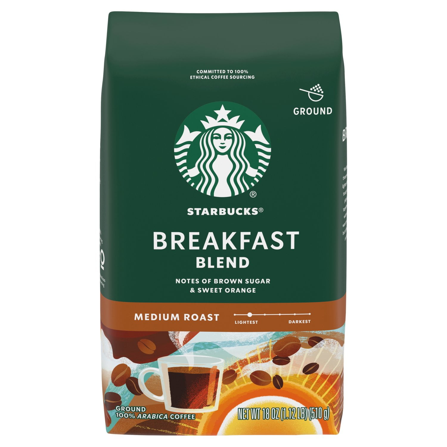 Starbucks, SBK12411954, Pike Place Ground Coffee, 1 Each - Walmart.com