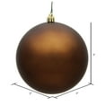 thumbnail image 2 of Vickerman 3" Mocha Matte Ball Ornament, 32 per Box, 2 of 2