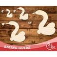 thumbnail image 3 of Unfinished Wood Balloon Swan Shape | DIY Craft Cutout | up to 46" DIY 36" / 1/4", 3 of 3