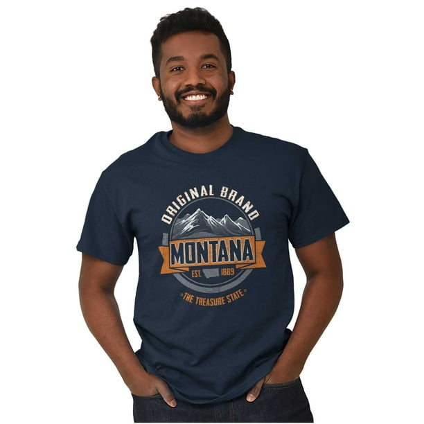 Original Brand Montana Mountains Snow Men's Graphic T Shirt Tees Brisco ...
