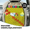 thumbnail image 4 of Goofa Multiplication Table2 Pattern Car Back Seat Protector for Kids (2 Pack) ,Anti-kick Storage Mat for Car Seats,Shields from Footprints, 4 of 6