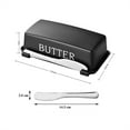 thumbnail image 2 of PASILI Butter Dish Butter Container Butter Box Butter Cheese Box With Spatula, 2 of 9