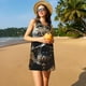 thumbnail image 3 of Disketp Gold Pattern Black Skull para Vestido sin Mangas para Mujeres, Vestidos de Verano para Mujeres, Casual y Holgado para la Playa, 3 of 7