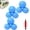 Blue1, variant on Reusable Inflatable Balloon Garland, 3/7 Cluster Reusable Inflatable Balloon Garland Arch Kit,Durable Pvc One-Piece Thickened Decorative Ball,Hanging Hole Design,For Birthdays,Weddings (Blue,A)