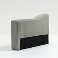 thumbnail image 4 of Modular Sofa Single Armrest Backrest Module for Modular Sectional Sofa Couch Side Armrest, Gray, 4 of 10