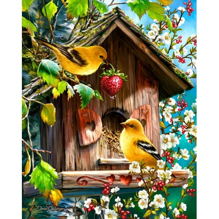 Springbok s 500 Piece Jigsaw Puzzle Home Tweet Home - Made in USA