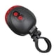thumbnail image 3 of Luz trasera para bicicleta duradera de 5 LED y 2 láseres con alarma rojo, 3 of 9