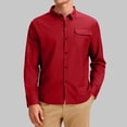 thumbnail image 2 of RXMEKW Lightweight Lapel Cardigan for Men with Button Closure and Pockets in Solid Color, 2 of 8