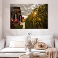 thumbnail image 2 of Elephant Stock Tuscan Red Wine Wall Art - Horizontal Canvas Wall Art - Living Room Wall Decor - Food And Drink Canvas - Green And Red Decor - 51" x 34", 2 of 8