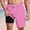 Hot Pink(New), variant on PNTUTB Swim Trunks for Men Beach Shorts Fine Vertical Stripe Shorts Casual Loose Comfortable Shorts Elastic Waistband Drawstring Lining Quick-Dry Swim Shorts