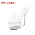 thumbnail image 4 of Shoes Super High Heels Fine-heeled Waterproof Platform Sandals Crystal Shoes Wedding Shoes 181 Series 17Heel 6.5cm Platform LFD, 4 of 7