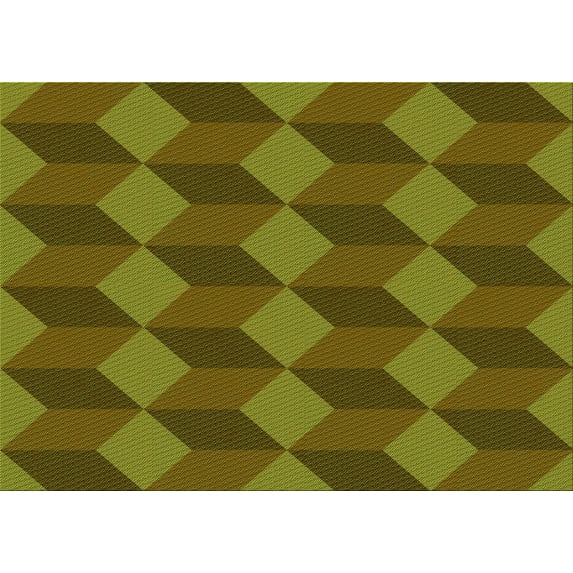 Ahgly Company Machine Washable Indoor Rectangle Transitional Dark Bronze Brown Area Rugs, 5' x 8'