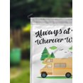 thumbnail image 2 of Printtoo White Always At Home Wherever We Roam Class C Motorhome Personalized Camping Flags For Campers Double SidedFlagCampsiteFlagOutdoor Garden Sign, 2 of 4