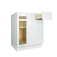 thumbnail image 3 of Hollywood Fabiani Design Shaker Blind Corner Base Kitchen Cabinet Ready to Assemble 36 in. W x 24 in. D x 34.5 in. H White, 3 of 5